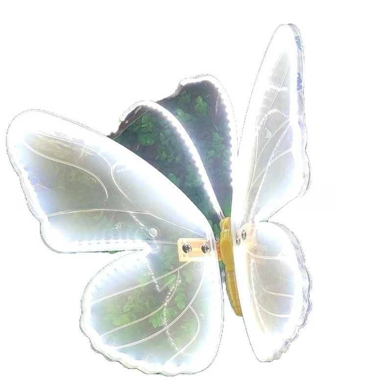 LED dynamic butterfly 40cm park landscape light, shopping mall courtyard decoration outdoor layout modeling light