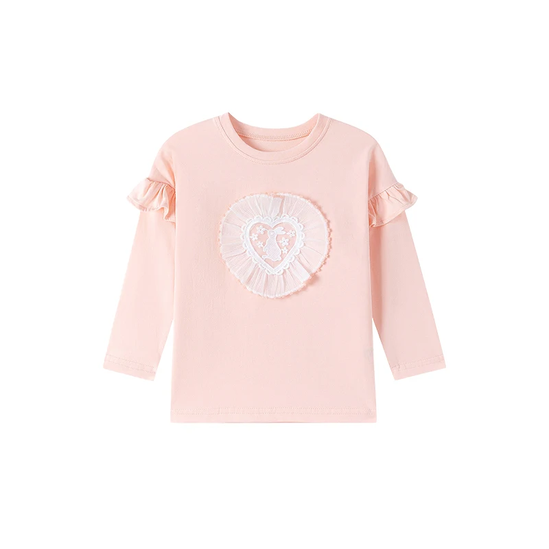 Little Maven Kinderkleidung 2026 Herbst Frühling Cartoon Herzen Hasen Langarm T-Shirt Mädchen Baumwoll-Oberteile Kinderkleidung – Detail 2