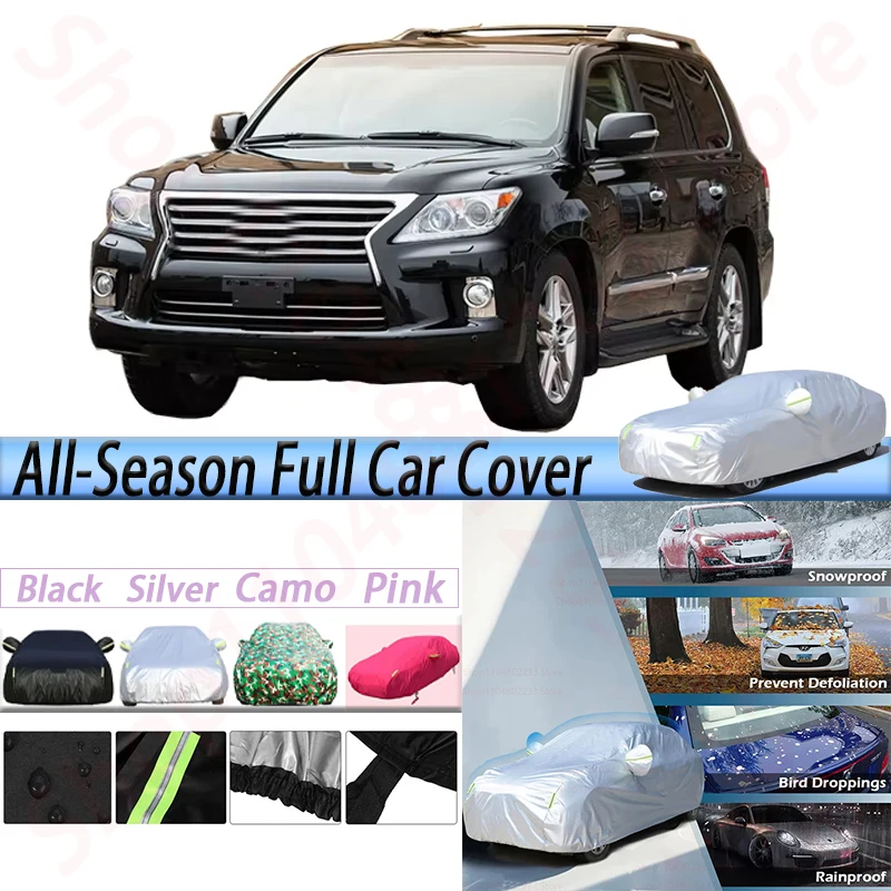 

Waterproof Car Cover SUV Outdoor Indoor Sun Shade Anti-UV Snow Rain Protection Cover For Lexus LX LX450d LX570 LX460 LX470 LX450