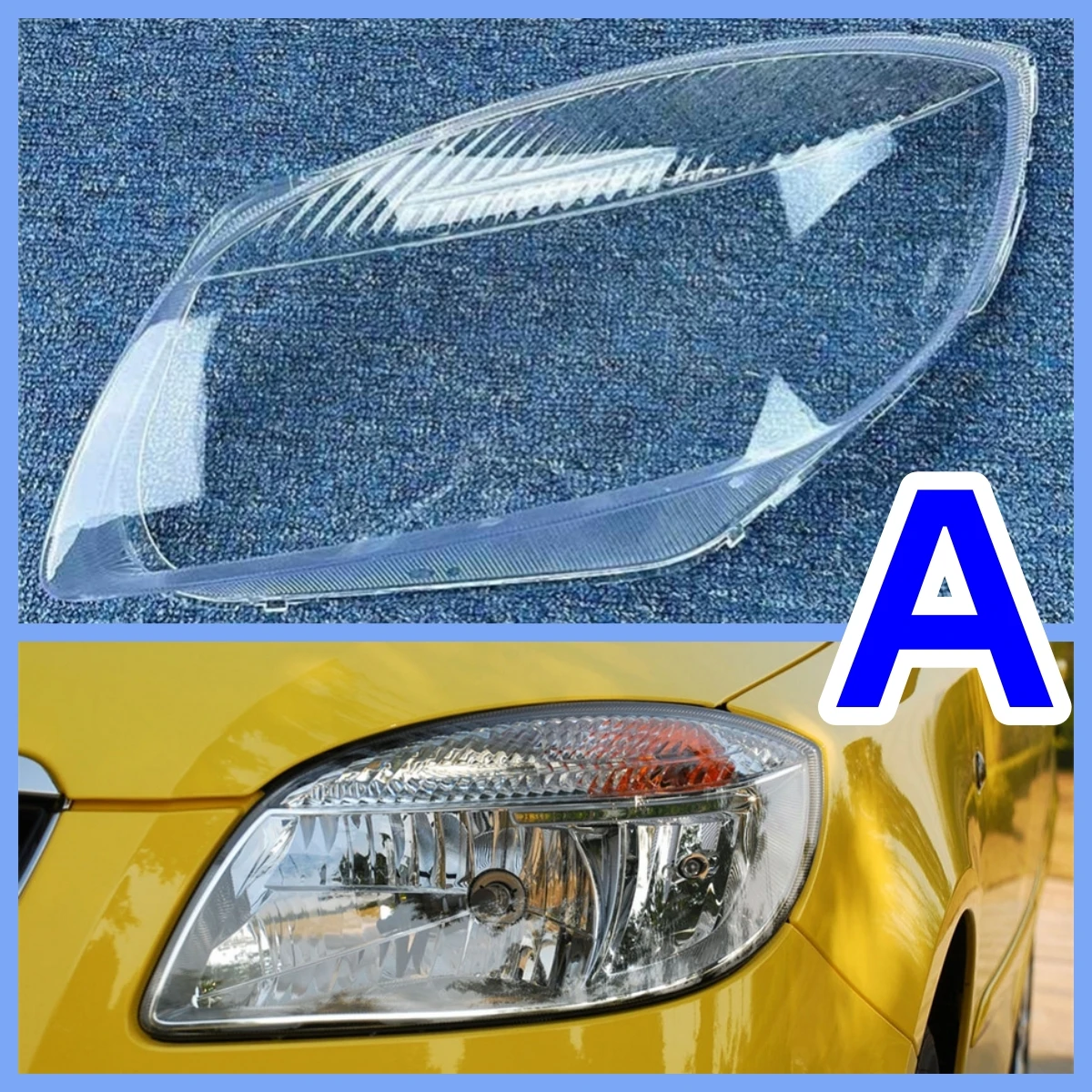 

Для Skoda Fabia 2008 2009 2010 2011 2012 2013 2014 автомобильные аксессуары корпус фары прозрачная крышка фары абажур линза