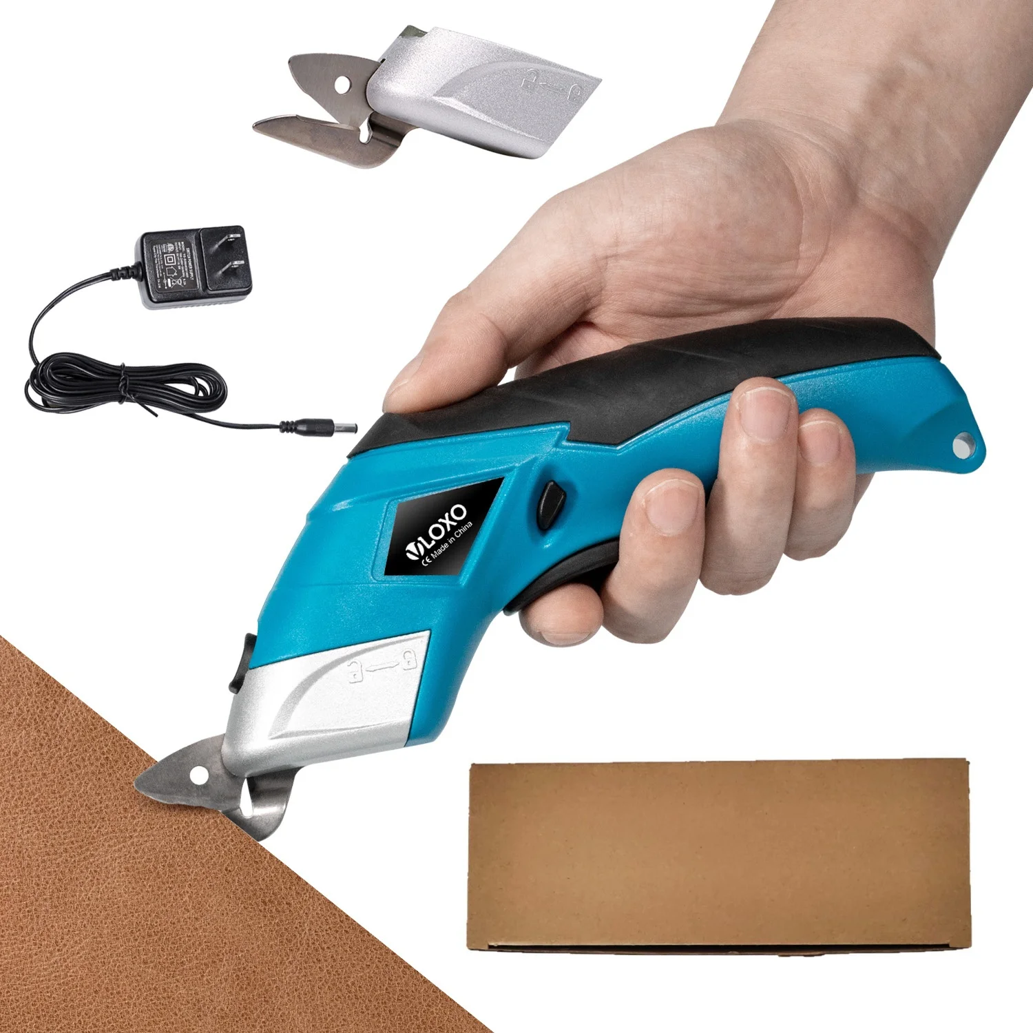 hit product3.6V Lithium Cordless Fabric Scissors Cloth Cutting Electric Scissors for Leather Tailor Power Scissors
