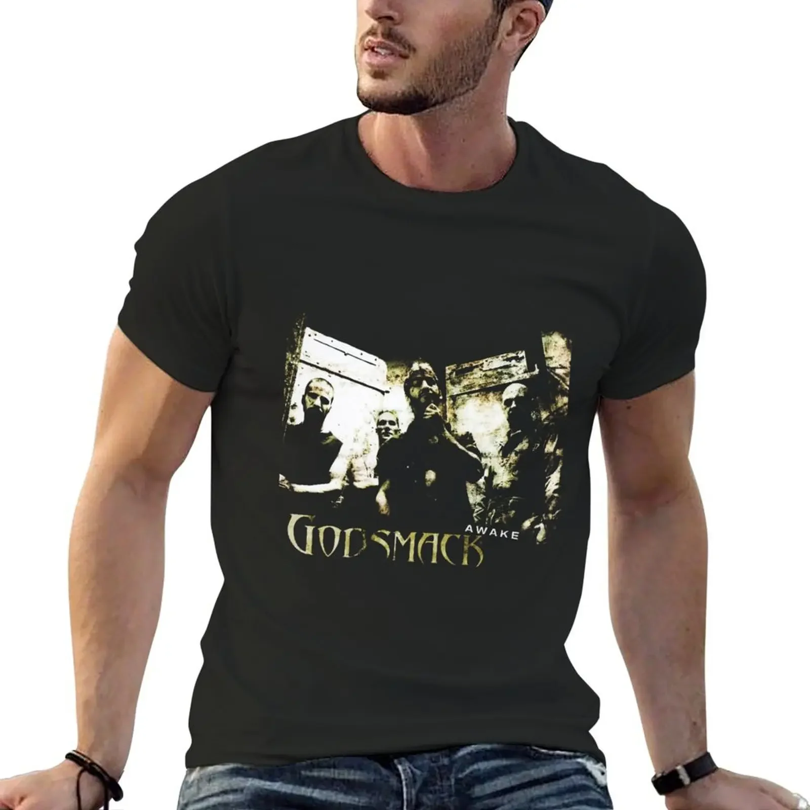 Sick of Life Awake American Rock Band Retro Gift T-shirt tees customs plus sizes t shirt men