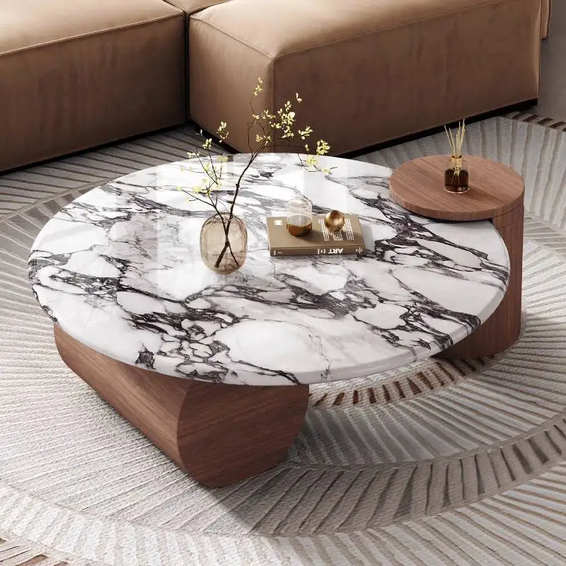 

Style Designer Coffee Table Extendable Italian White Saving Coffee Table Center Luxury Space Meuble Salon Living Room Furniture