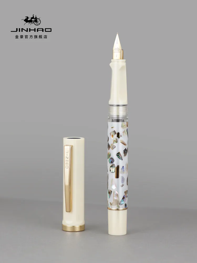 

Ручка-фонтан Jinhao 58 Classic с гравировкой, перо EF/F для плавного письма, идеально подходит для начинающих каллиграфов, профессионалов, подарок