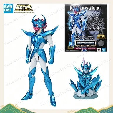 En Stock, Original BANDAI Saint Seiya Saint Cloth Myth EX Delta McGrath Alberich, Figura de Anime de 18 cm, Modelo de Personaje Pre-fabricado