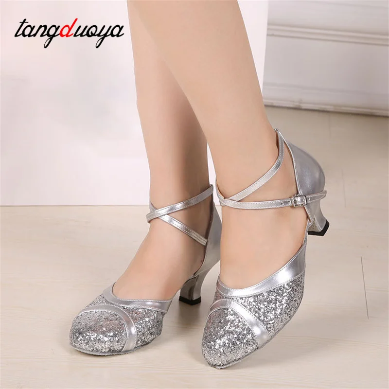 New Women Ballroom Shoes Dance-Shoes Latin Dance Shoes Soft Ladies Girls Tango Jazz Dance Shoes Salsa Sandal Drop shipping