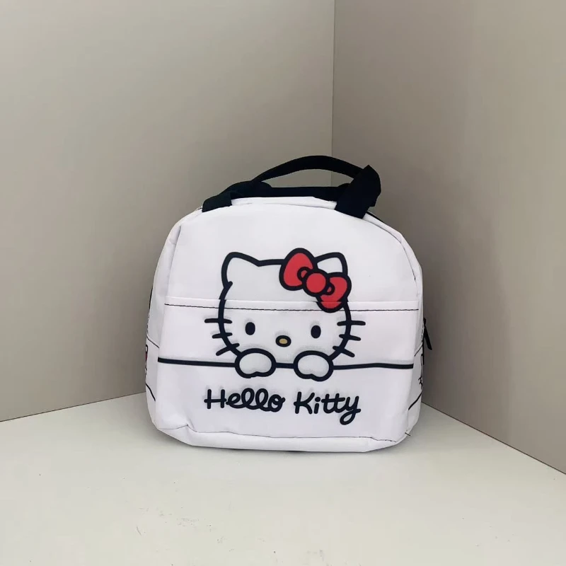 Cartoon Cute Kitty Lunch Bag Large Capacity Lunch Bag Work Bento Bag Tote Bag Waterproof Lunch Box Thermal Insulation Bag