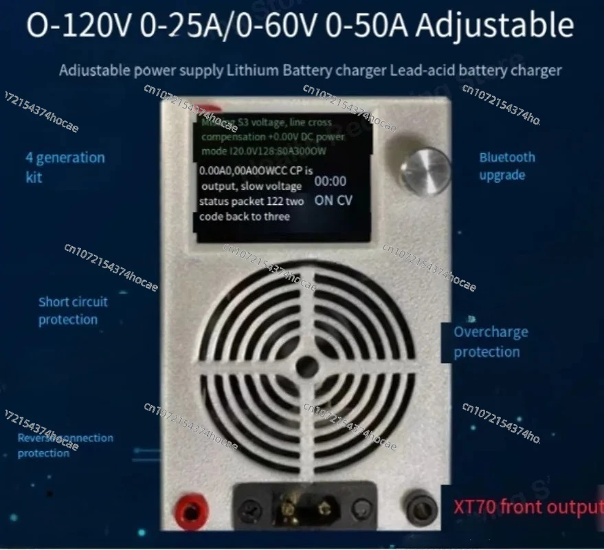 ZXD2400 V4.3 Color Screen Adjustable Ppower Module 0-120V/0-25A, 0-60V/0-50A