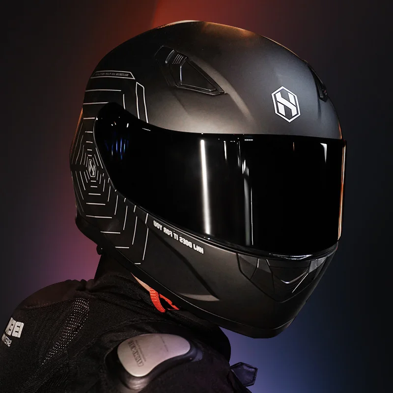 

DOT Approved Full Face Motorcycle Helmets Dual Lens Double Visors Racing Modular Motorbike Helmet For Adults Man