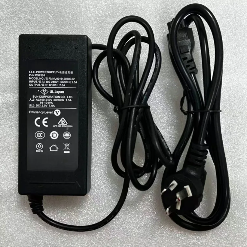 Power supply AHM85PS12 four-core power cable 12V7.08A adapter HU10860-12001A/AHM85PS12-XA0524 brand new