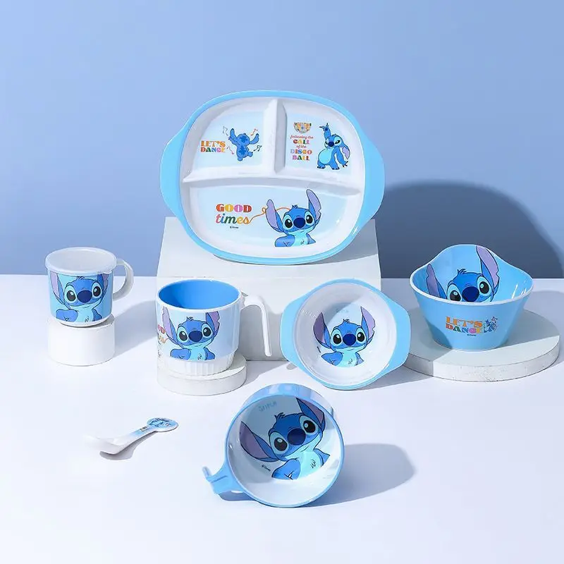 

Disney Lilo & Stitch Children's tableware baby rice bowl, Stitch special bowl for children's meals, resistant to falling