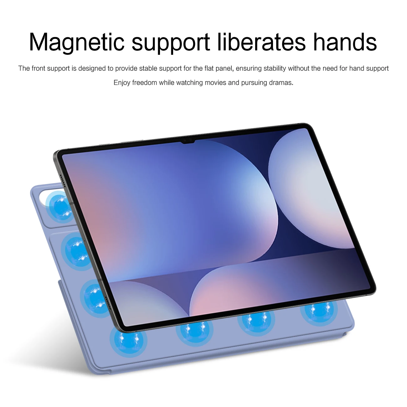 Magnetic Case For Samsung Galaxy Tab S8 Ultra S9 Ultra S10 Ultra 14.6 Inch Y Fold Tablet Book Cover Built-in Pencil Holder Case