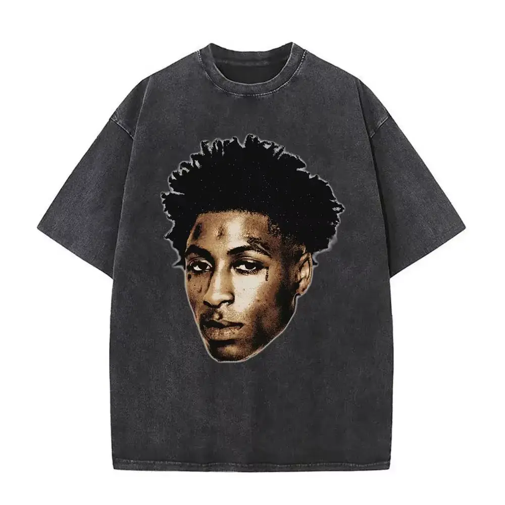 Harajuku Y2K نمط الرجال حجر غسلها تي شيرت الصبي الصغير تي شيرت غير رسمي فضفاض صالح 100% القطن تي شيرت ريترو للجنسين