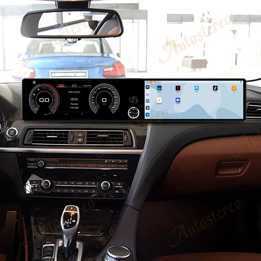 

Daul 12.3 Inch Android 13 Carplay For BMW 6 Series 2009-2016 CIC NBT Car Multimedia Player GPS Navi Car Radio Screen Head Unit
