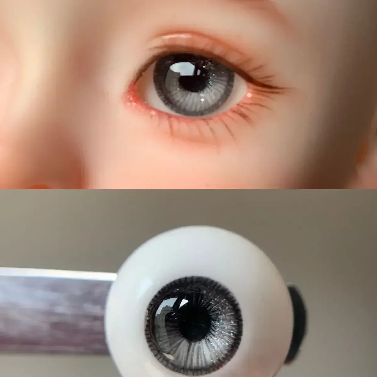 8/10/12/14/16/18/20/22/24/30mm Doll's Eyes for 1/3 1/4 1/6 1/8 Bjd Doll Plaster Eyeball Diy Girl Toys Dress Up Doll Accessories