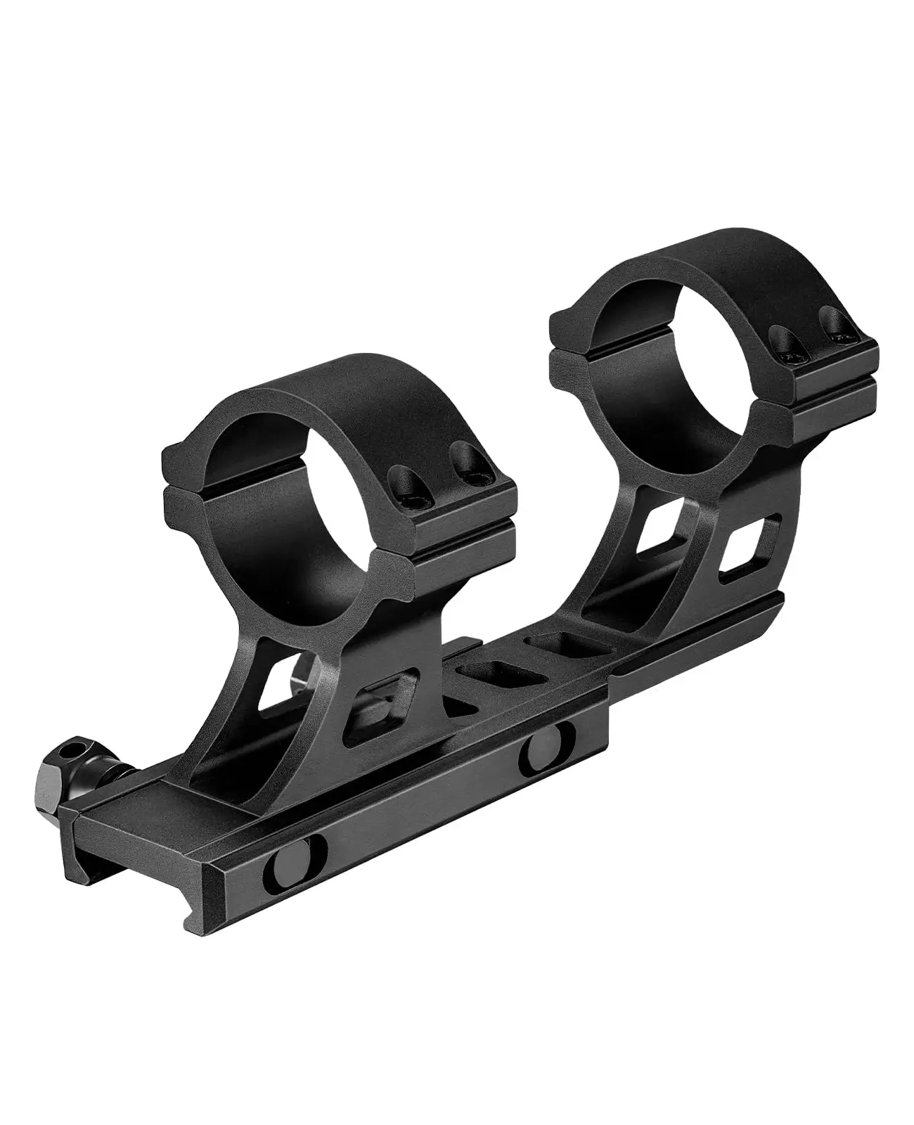 Rifle Cantilever Scope Aluminum Mount Lightweight Offset Dual Ring with 2.36'' Ring Space, 1.57'' Center Height