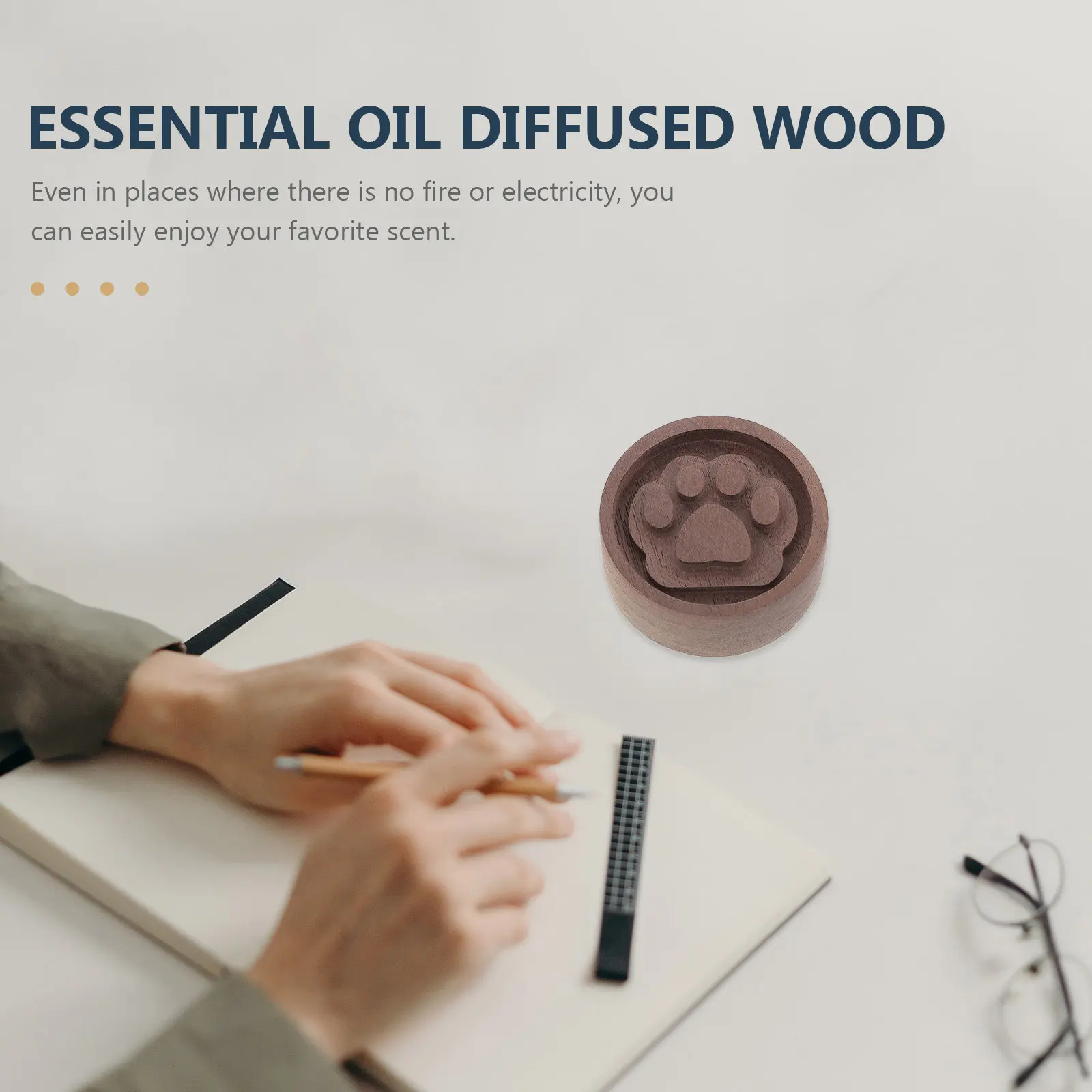 

Aromatherapy Diffuser Wood Essential Oil Diffused Car Perfume Decor Natural Environmentally Friendly Simple Design Home Use