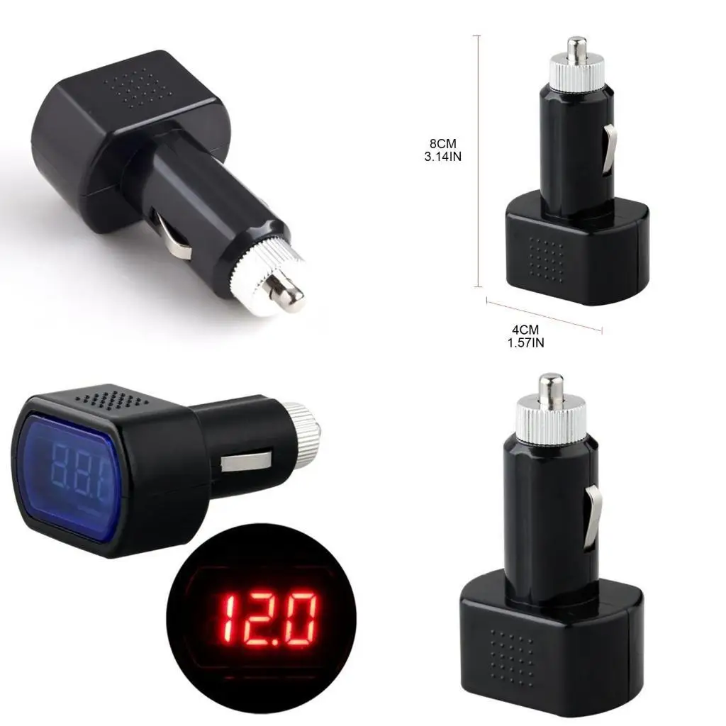 

E8BD New 12v Car Meter Car Battery Vehicle Battery And Voltmeter