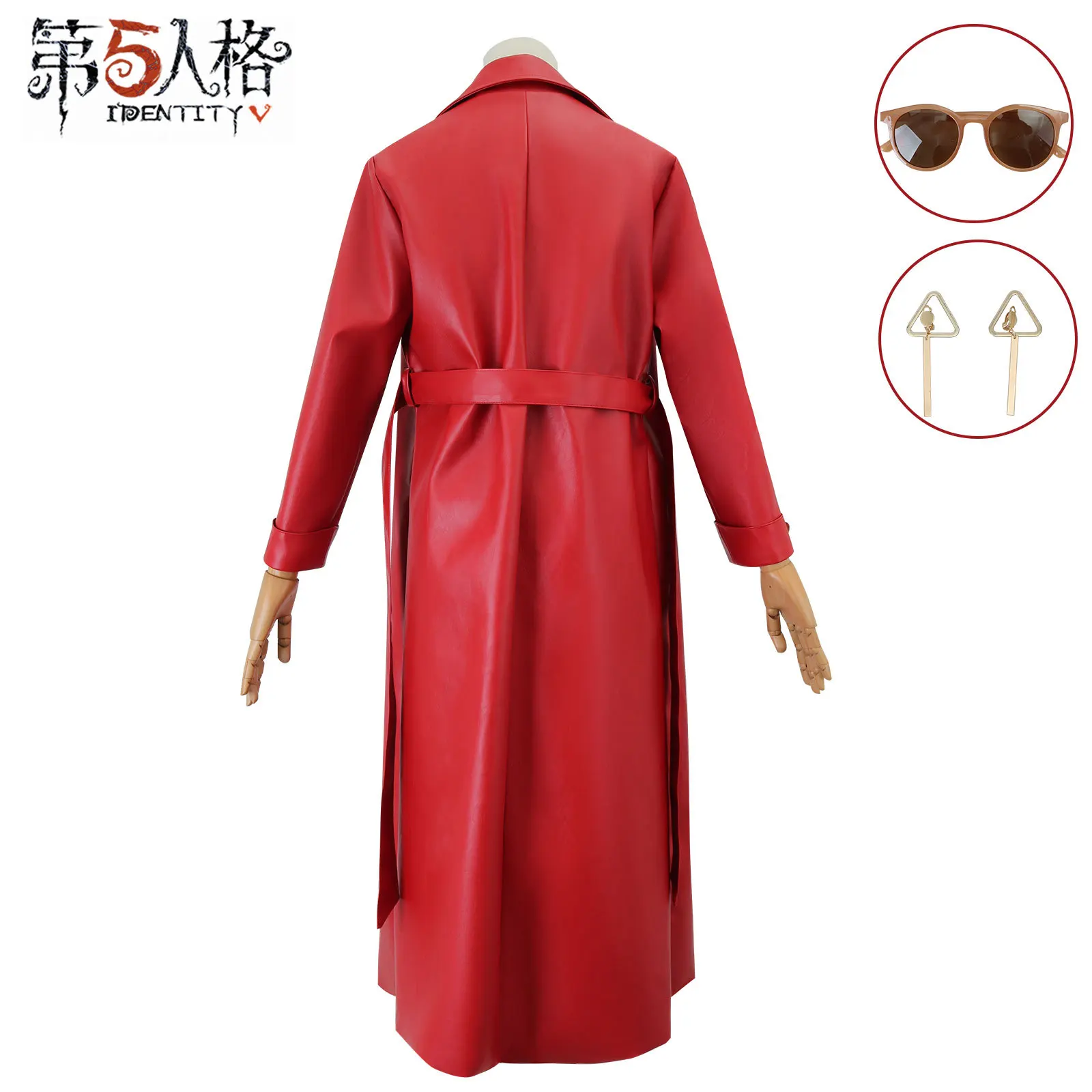 لعبة الهوية الخامس ماري الملكة الدموية تأثيري حلي شعر مستعار الأخت الإمبراطورية الأحمر بولي Uniform معطف فستان امرأة مثير كرنفال حفلة البدلة