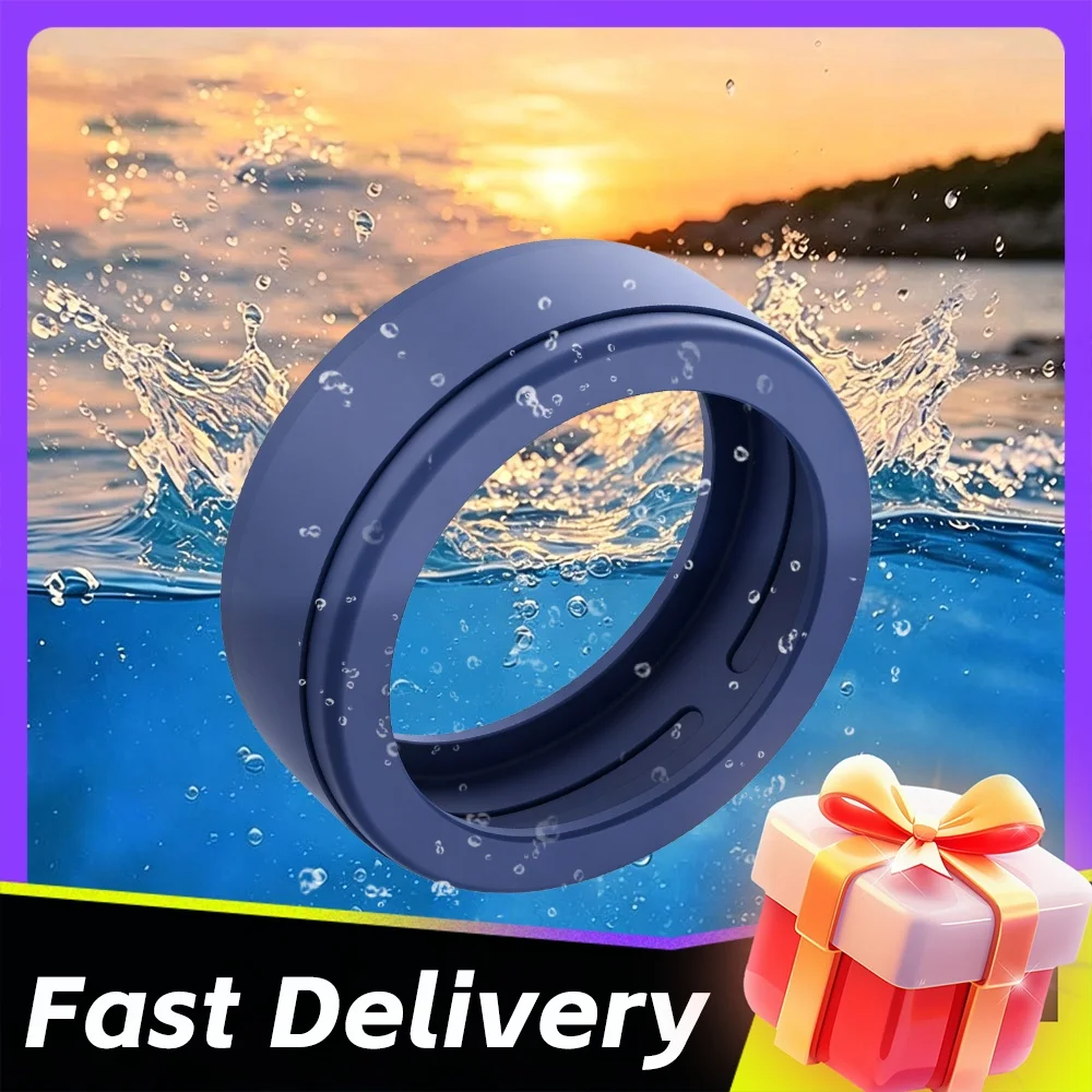Smart Ring Sleeve for Oura Ring 5 Elastic Silicone Protector Lightweight Comfortable Ring Guards for Men Women Working Out Gym