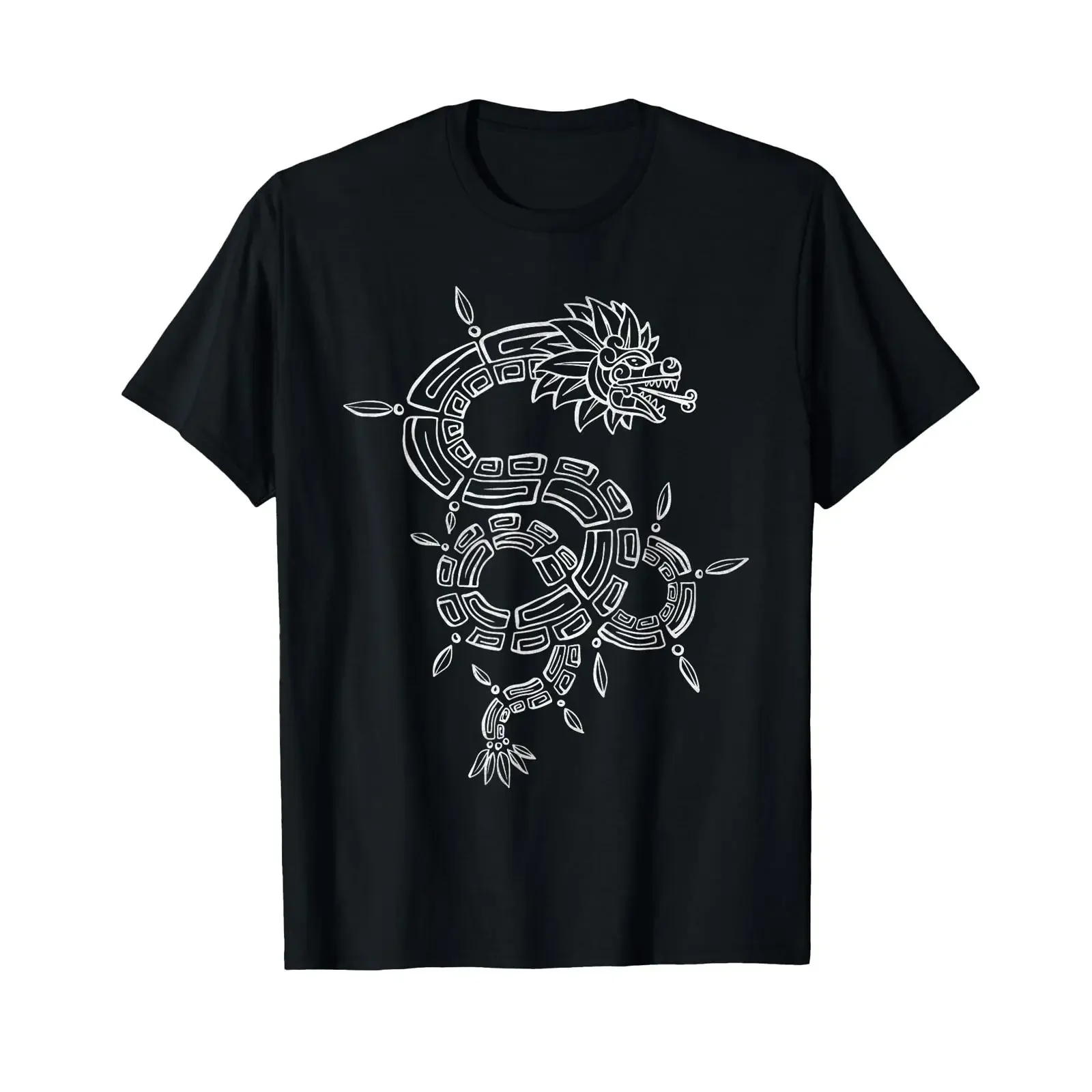 Quetzalcoatl Aztec Mayan Feathered Serpent Toltec Inca T Shirt vintage Washed Slightly Stretched Versatile Comfortable homme