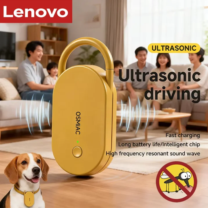 

Lenovo Car Ultrasonic Repeller Rechargeable Mosquito Mouse Rat Deterrent Anti Pest Control Lock Head For Home Vehicle Camping
