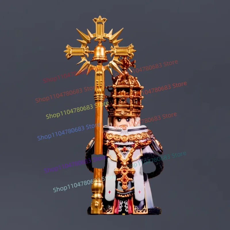 Moc arcebispo blocos de construção mini figura ação modelo ornamento brinquedos educativos das crianças coleção presente