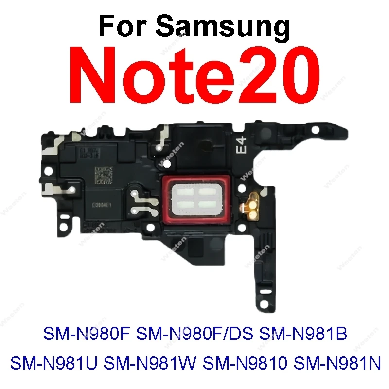 Penerima Suara Depan Atas Untuk Samsung Galaxy Note20 Note20 Ultra 4G 5G SM-N980F N981B N985F N986B Kabel Fleksibel Earphone