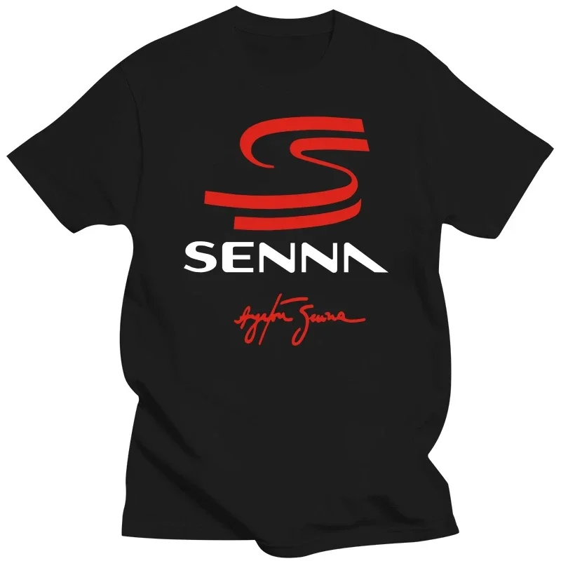 男性用ayrton-senna-tシャツブラジリアン車の開口部凡例のファッショングレーのtシャツ男性のファッション夏のスタイルセールsbz4329
