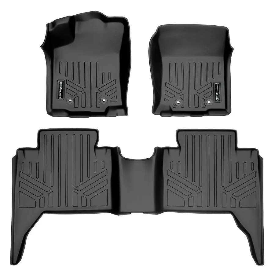 

Custom Fit Floor Mats 2 Row Liner Set Compatible with 20182023 Toyota Tacoma