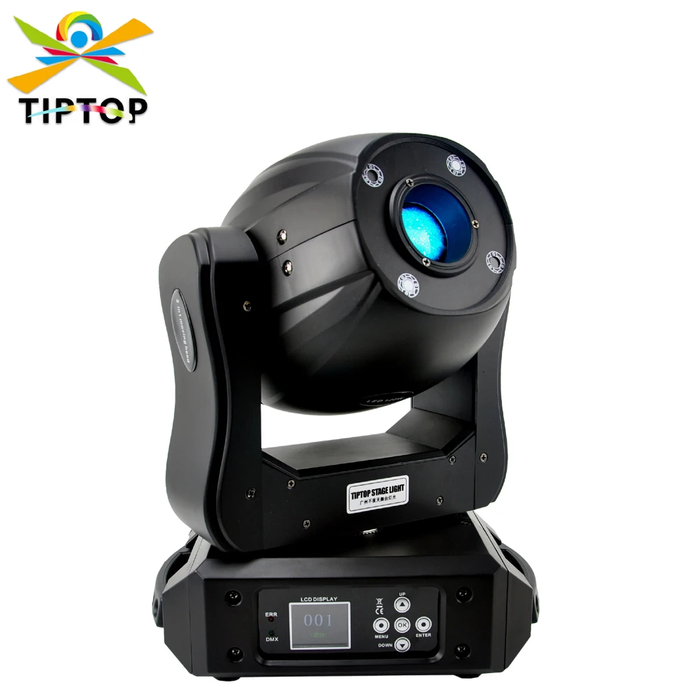 

TIPTOP 120W New Led Moving Head Light With Red Laser 100MW and Green Laser 30MW Dual Effect Spot Laser 2IN1 Moving Spot TP-L160A