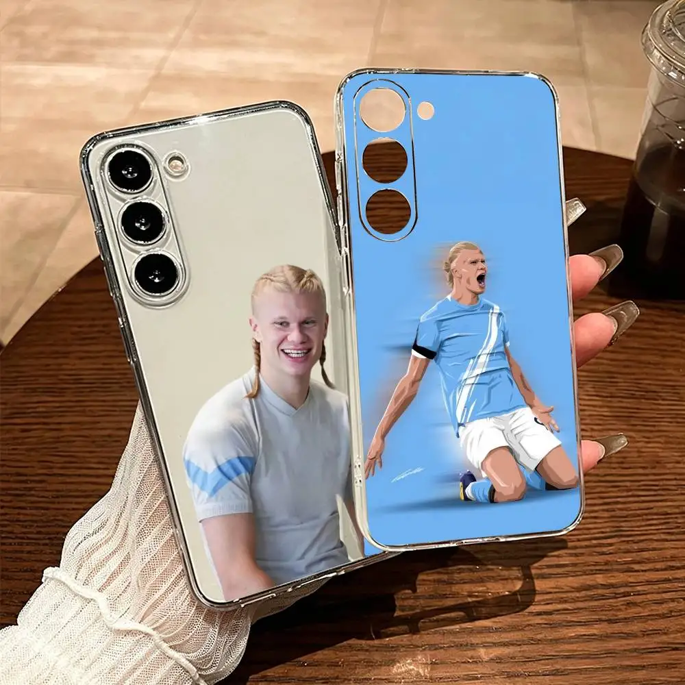 The Haaland Monster Phone Case Lightweight Shatterproof Transparent Printed Phone Case For Samsung Galaxy