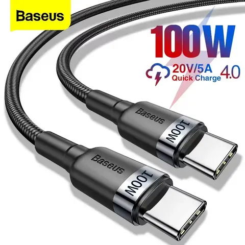 100W USB C to USB C Fast Charging Cable BASEUS