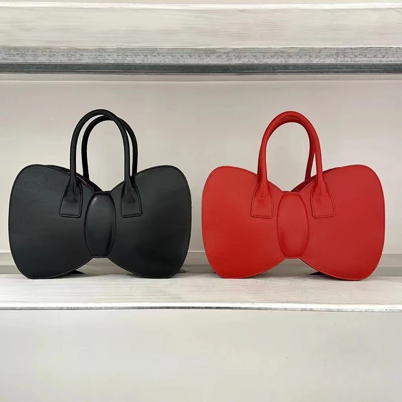 

Lovely Moda Personalized Commuter Wristlets Bow Patchwork All-match Square Handbags New Minority Exquisite Dermis Underarm Bags