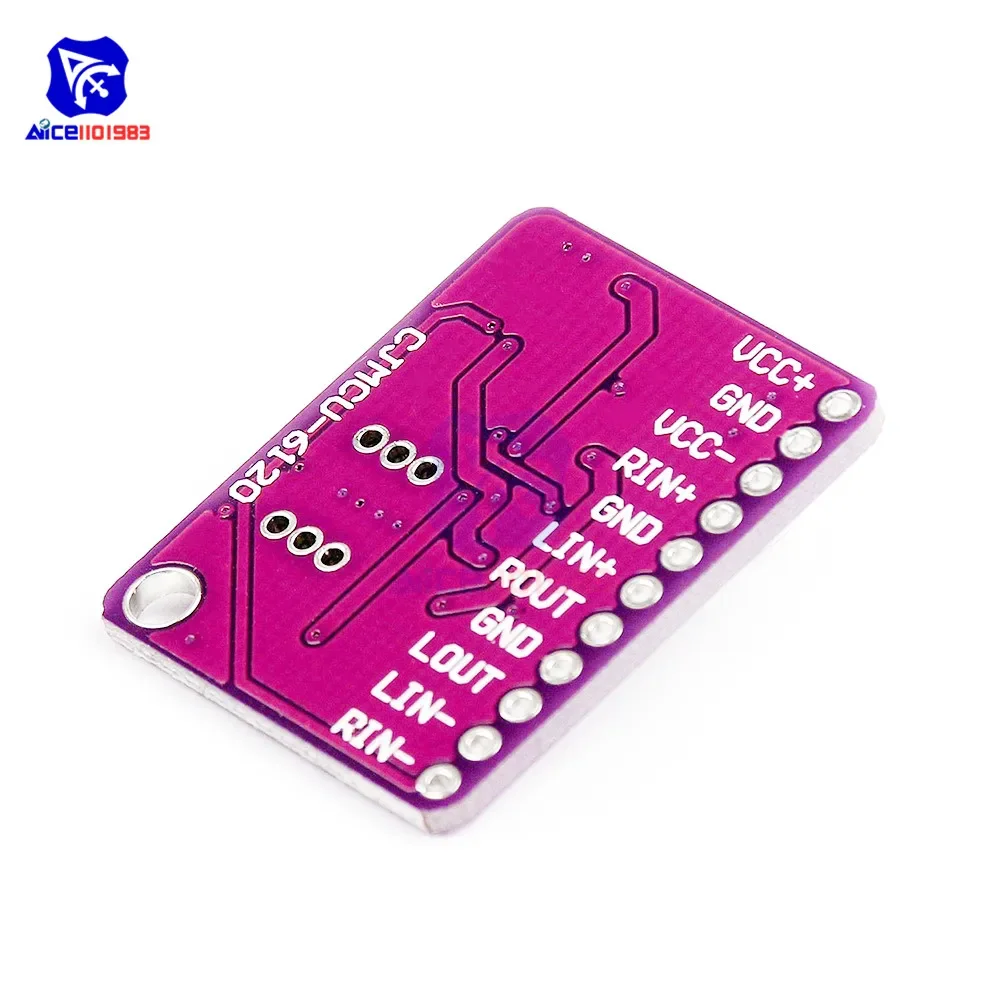 CJMCU-612 High Fidelity Stereo Headphone TPA6120 Amplifier Board Low Power Audio Amplifier Module with Pin