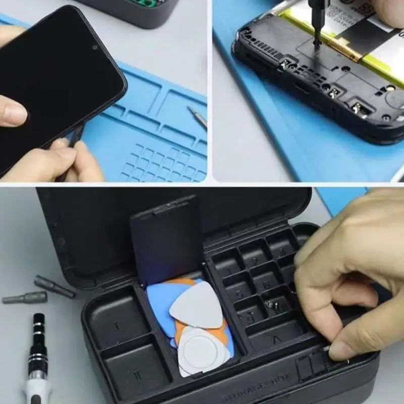 Professional 131 in 1 Screwdriver With Steel Multiple Bit And Organized Storage Case Repair Tool 37JD