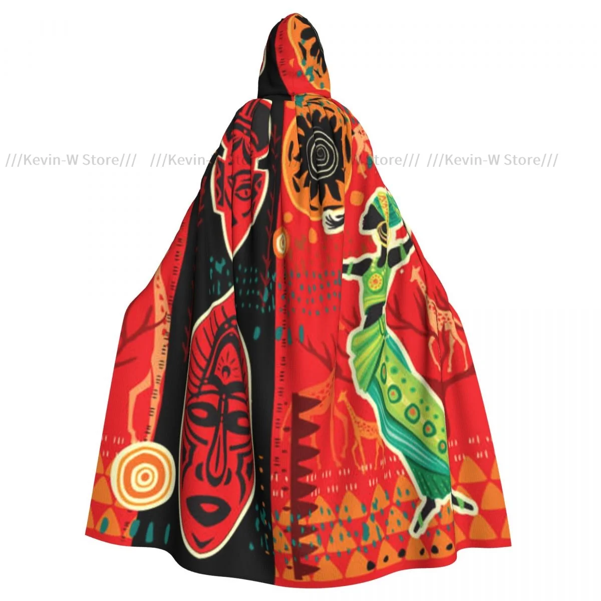 Long Cape Cloak Ethnic African Hooded Cloak Coat Autumn Hoodies