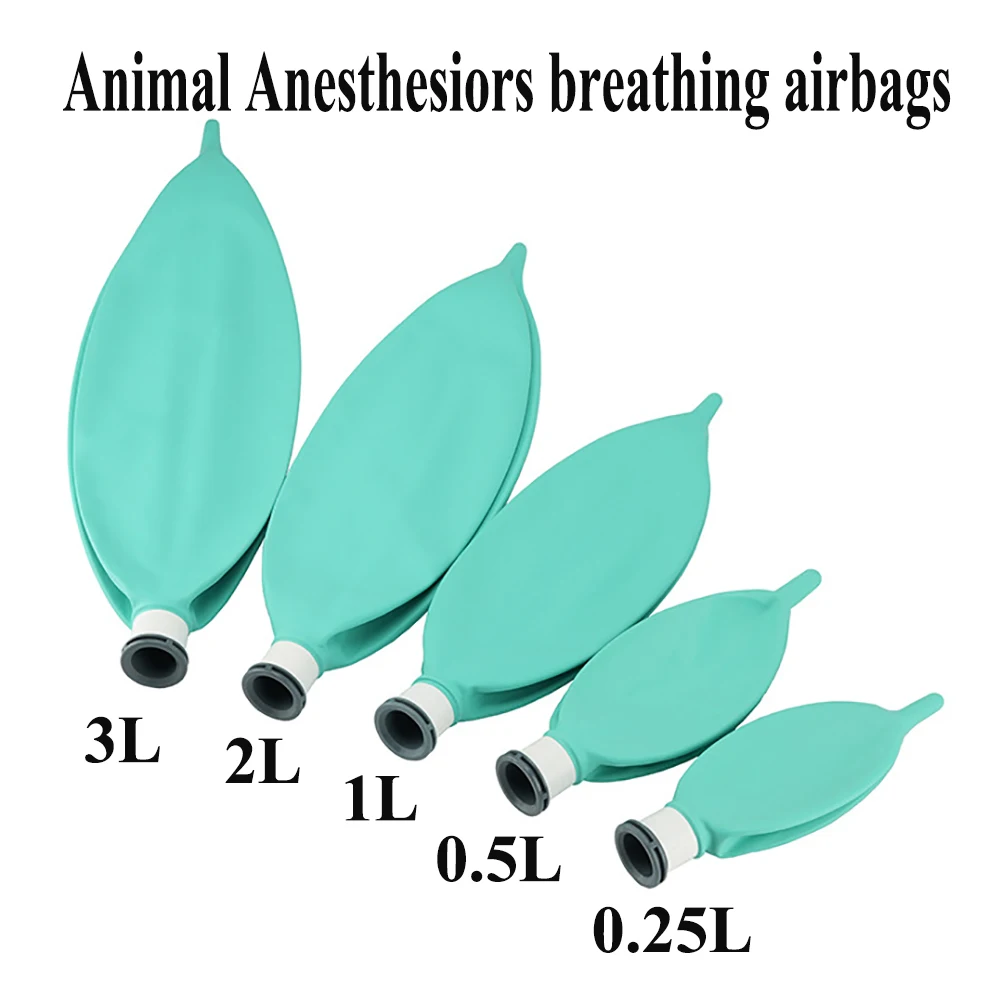 1Set Pet Animal Anesthesia Airbag Non -latex Simulation Of Lung Respiratory Storage Bag Cyclic Circuit Accessories Spare Part