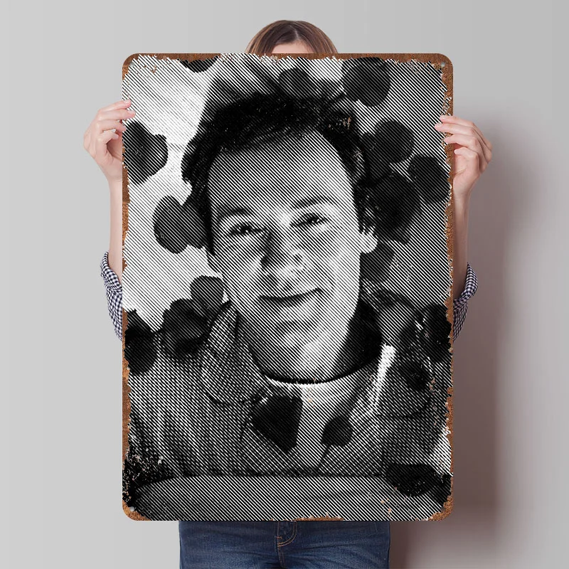 American Beauty Bedrucktes Poster, personalisierte Retro-Wandkunst, Vintage-Metallblechschilder für Zuhause, Schlafzimmer, Dekoration, gemütliche Schreibtischdekoration