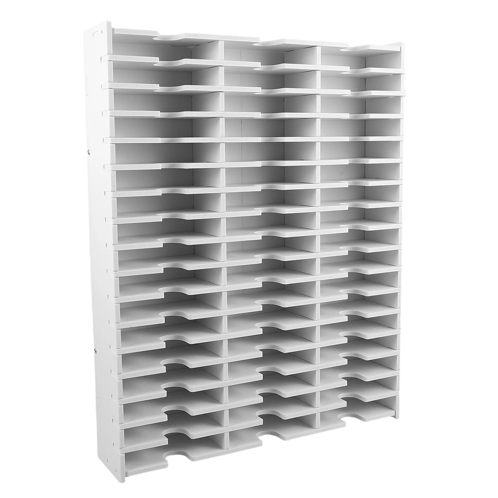 

Desktop Organizer Box for Craft Supplies Ink Pad Storage Case Stamp Holder Card and Cd Organizer PVC Desk Tidy with Large