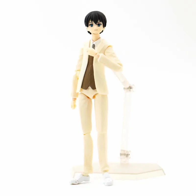 New 12CM Anime peripheral character figma groom 046 bride 047 Joint mobility Desktop ornament model box-packed hand do