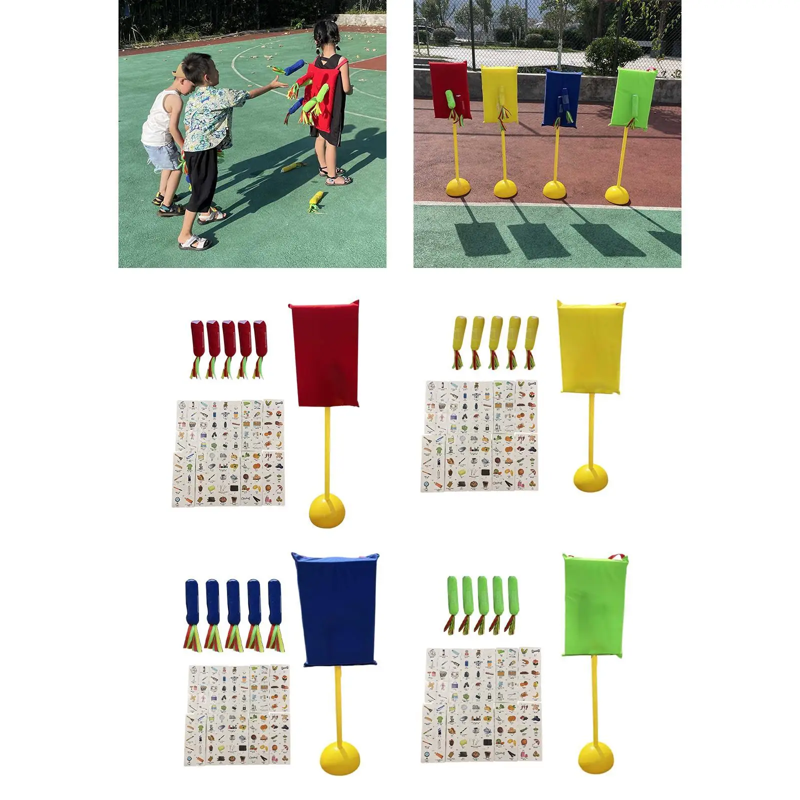 

Children Bean Bag Toss Gifts Throwing Dartboard for Carnival Backyard Sports