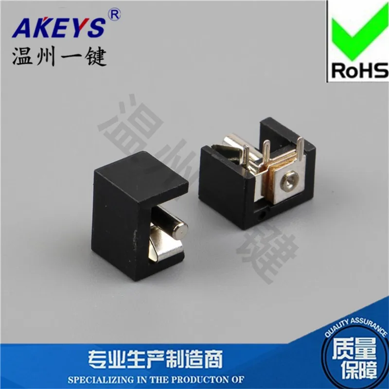 10 PCS DC-010 3 pins PCB Mount Black Female DC Power Jack Socket DC audio jack