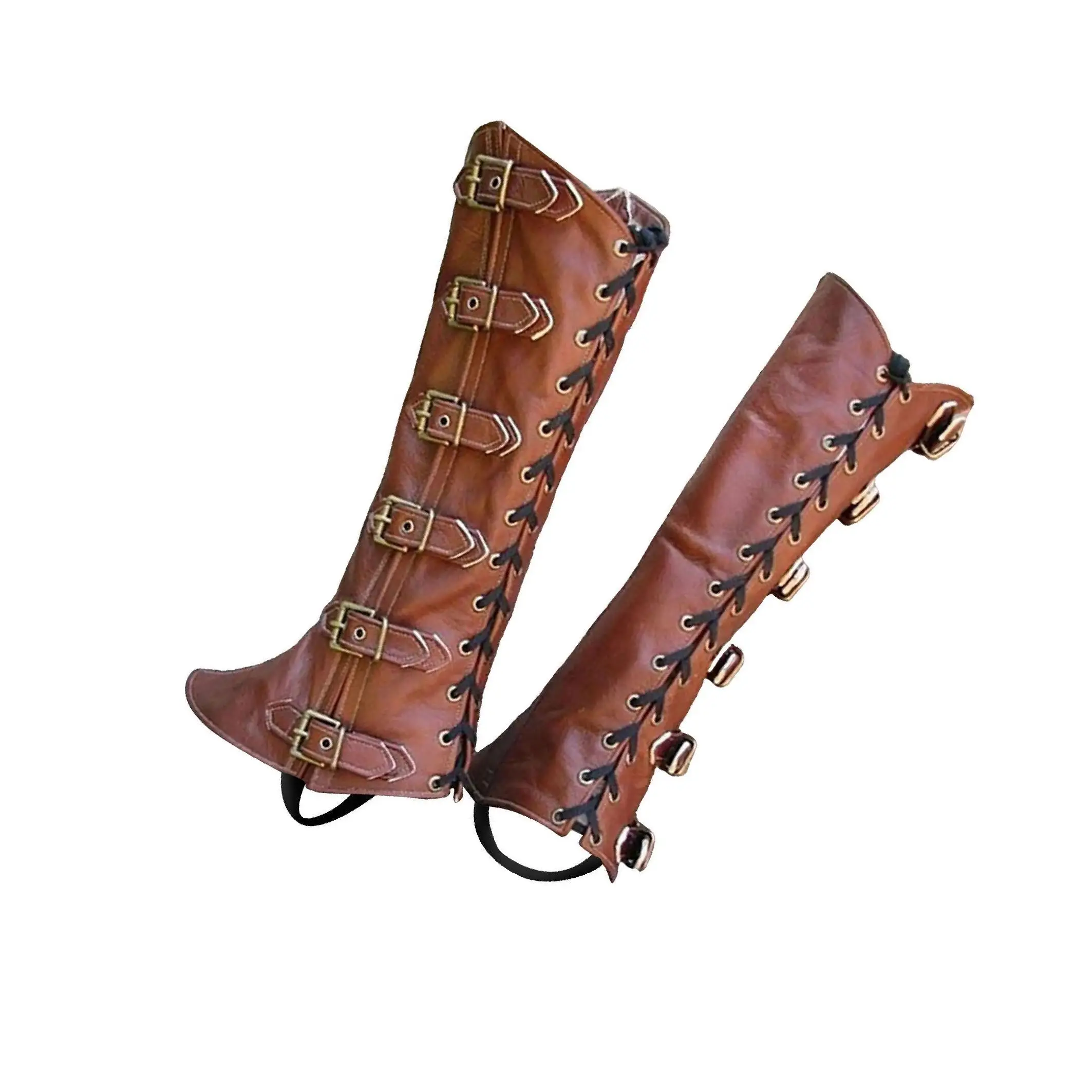 

Готические средневековые накладки на ноги для женского костюма рыцаря на Рождество