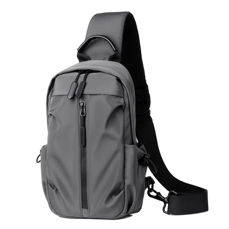 Bolso de pecho de moda para hombres y mujeres, bolso de hombro cruzado Universal de negocios al aire libre, impermeable, a la moda