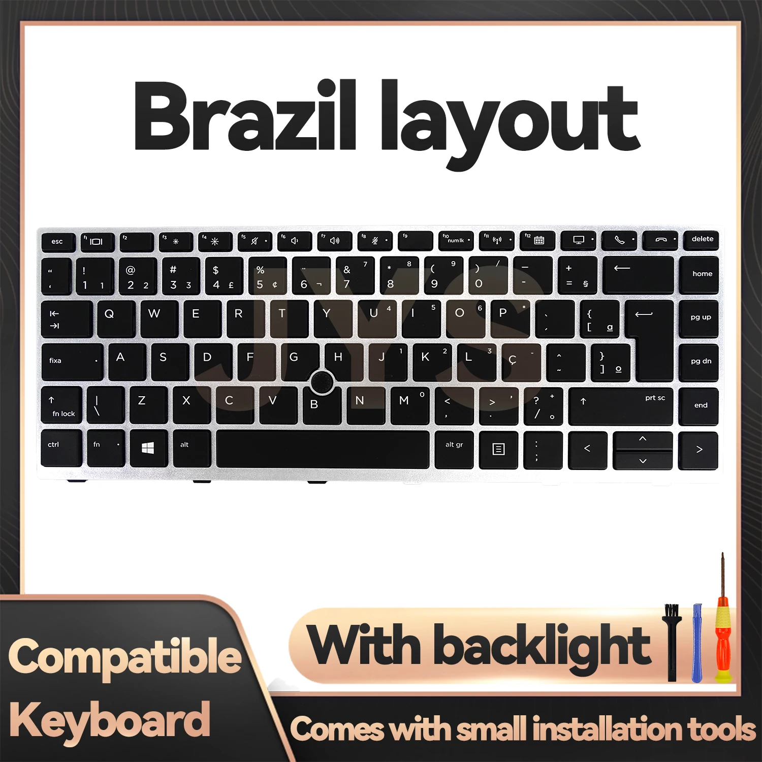

Suitable for HP EliteBook 840 G5/840 G6/846 G5/745 G5/645 G6/ZBook 14u G5/ZBook 14u G6 laptop replacement keyboard with backlit