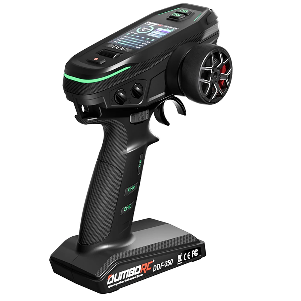 DUMBORC DDF-350 10CH RC Fernbedienung 2,4G Digital Radio Sender Gyro Empfänger für Drift Auto Tank Boot Roboter Spielzeug Wltoy – Detail 25