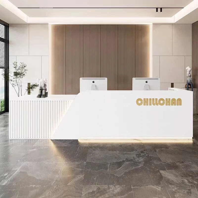 

Кассир, простая современная маленькая решетка для стойки регистрации, краска-бар