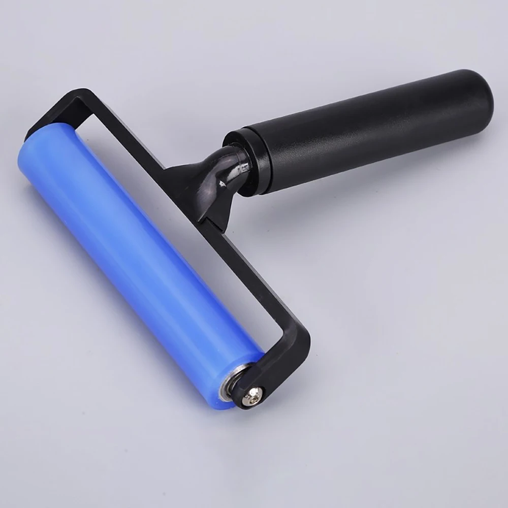 Anti-Static Dust-Free Room Silicone Adhesive Roller Lint-Removing Soft Silicone Roller for Surface Cleaning