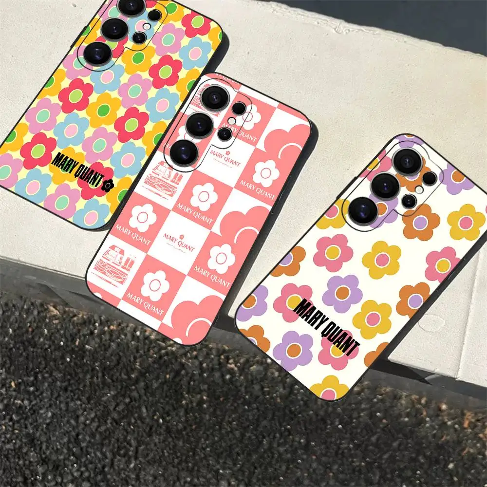 Fashion Pop Mary Quant Phone Case For Samsung S 24 fe 25 Ultra plus 20 lite 21 30 22 23 24 22 Ultra 5G Fundas